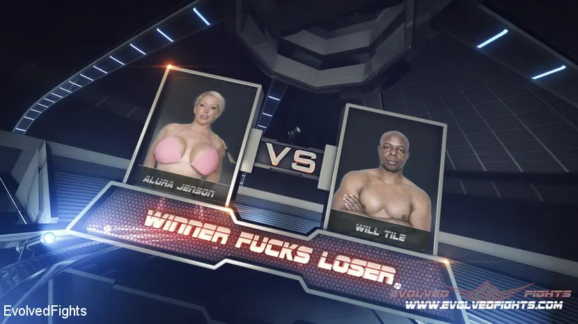 Kink Partners 'Big Strong Black Man defeats Bit Tittied Blond MILF in' starring Alura Jenson (Photo 1)