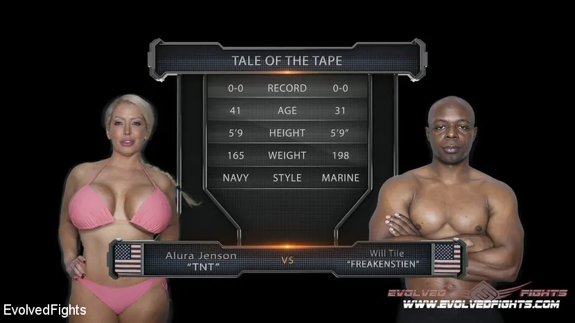 Kink Partners 'Big Strong Black Man defeats Bit Tittied Blond MILF in' starring Alura Jenson (Photo 23)