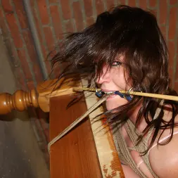 Ar en Cindy es atada, amordazada y desnudada (foto 14) Ar en 'Kink Partners' Cindy es atada, amordazada y desnudada (Miniatura 14)