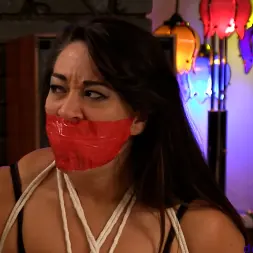 Ariana Rosario in 'Kink Partners' Ariana Sweaty Sock gagged, Hogtied, Toe-tied, Foot Worshipped and Humiliated in: Humiliation Retaliation! (Thumbnail 9)