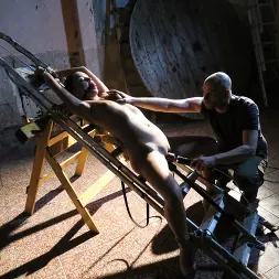 Arjan en 'Kink Partners' Daphne Klyde amordazada y penetrada con un consolador grande (Miniatura 14)