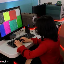 Ashley Fires in 'Kink Partners' SciFi Dreamgirls: SpyBot and the Unsuspecting Lab Assistant (Thumbnail 2)