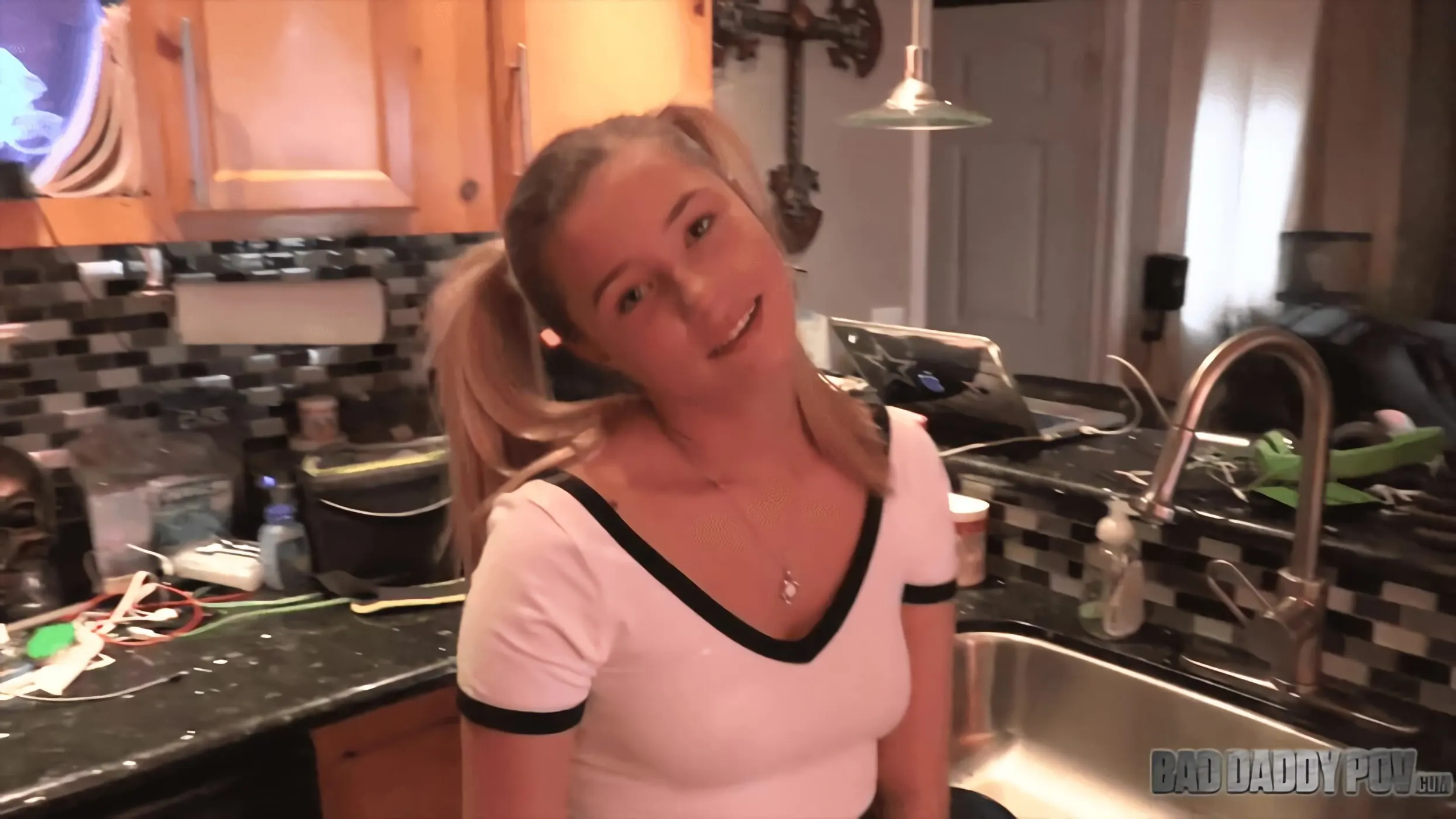 Kink Partners 'Hot Blonde Teen Carolina Sweets Rides Stepdaddy's Cock' starring Carolina Sweets (Photo 1)