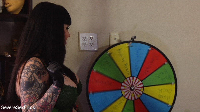 Kink Partners 'Dommes play Wheel of Fortune (misfortune) with their Slave's Holes' starring Charlotte Sartre (Photo 1)