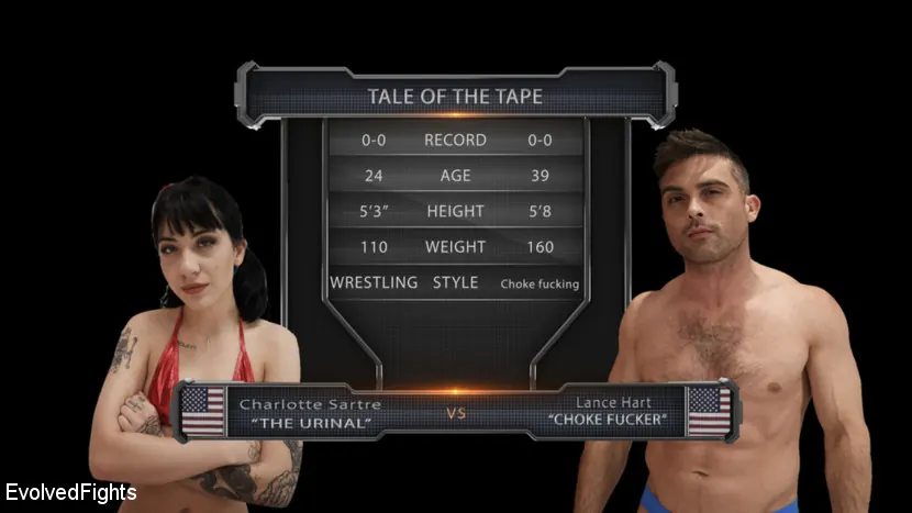 Kink Partners 'Muscular God Destroys Tiny Goth Female then Puts his Seed in her' starring Charlotte Sartre (Photo 1)