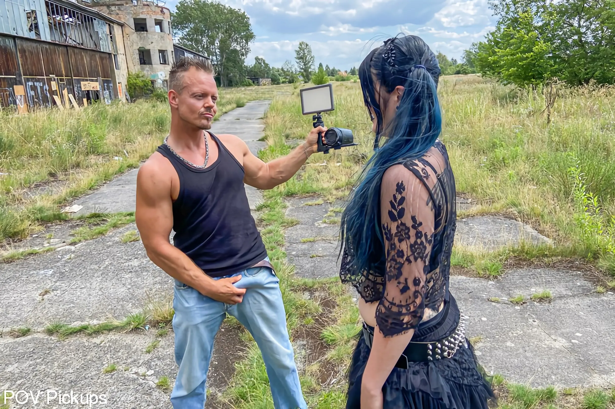 Kink Partners 'Goth Teen Slut Doreen Gets Dicked Down in a Former Airfield!' starring Doreen Darlin (Photo 3)