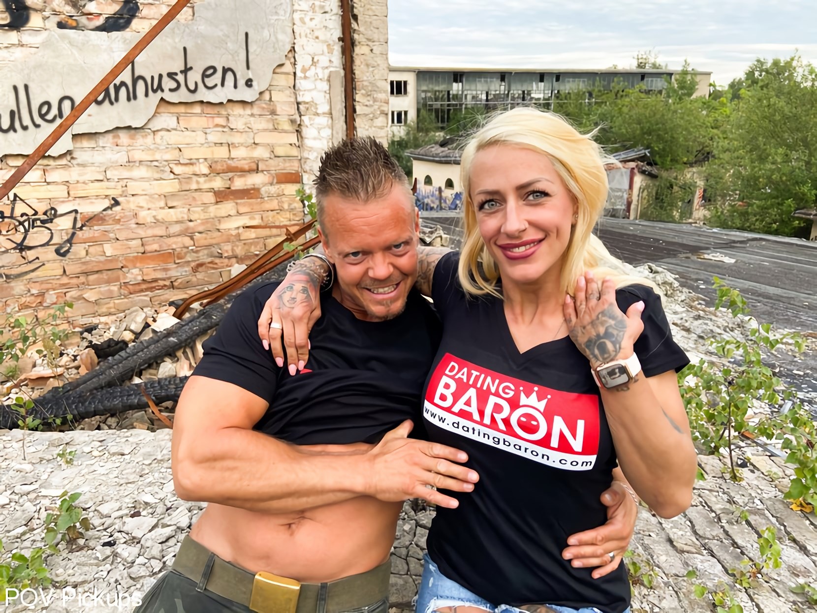 Kink Partners 'Hot outdoor fuck date with tattooed cum slut Harleen!' starring Harleen Van Hynten (Photo 2)