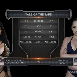 Jenevieve Hexxx に vs Kyra Rose (写真 1) Jenevieve Hexxx に 'Kink Partners' vs Kyra Rose (サムネイル 1)