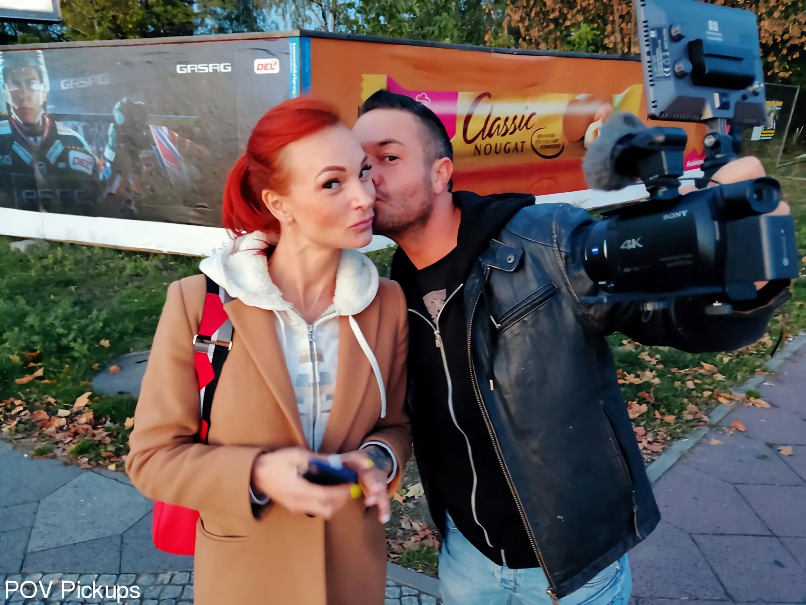 Kink Partners 'Redhead KESSIE SHY BANGED behind billboard!' starring Kessie Shy (Photo 2)