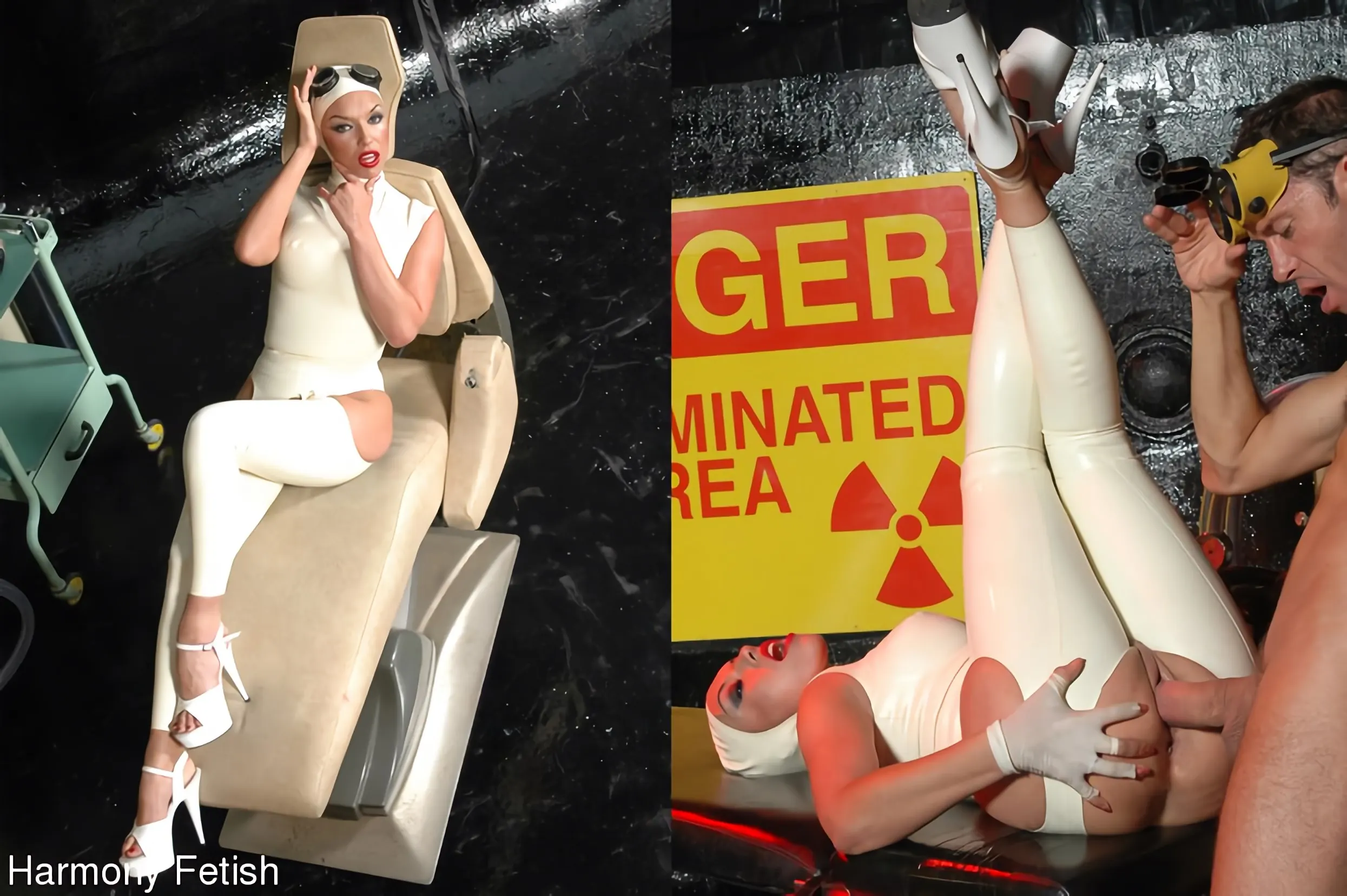 Kink Partners 'Perras pervertidas en látex blanco' protagonizando Kiera Farrell (foto 12)