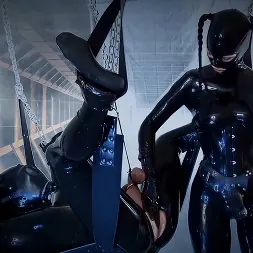 LatexLara en 'Kink Partners' El arte del sexo con goma, parte 1 - Das Rubber (Miniatura 1)