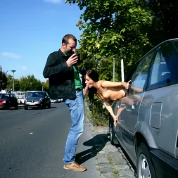 Lullu Gun に 'Kink Partners' 公共の場で良い三人組のために私の妻を共有! (サムネイル 7)