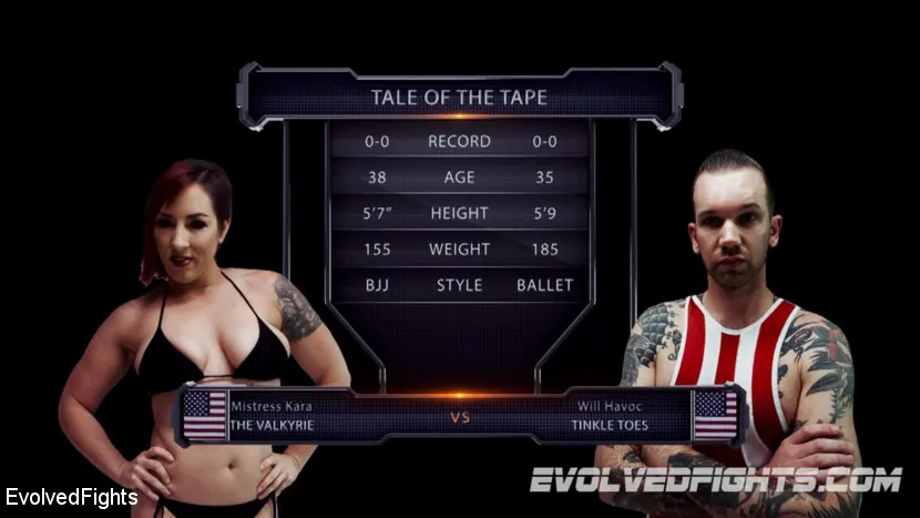 Kink Partners 'Powerful Red Head Wrestler Destroys Male Opponent then Fucks Him' starring Mistress Kara (Photo 22)