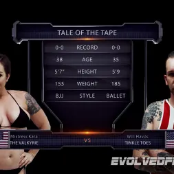 Mistress Kara in 'Kink Partners' Powerful Red Head Wrestler Destroys Male Opponent then Fucks Him (Thumbnail 22)