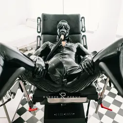 Rubber in 'Kink Partners' Solo Gasmask Games in the Rubber Clinic Part One (Thumbnail 1)