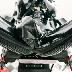 Rubber in 'Kink Partners' Solo Gasmask Games in the Rubber Clinic Part One (Thumbnail 6)