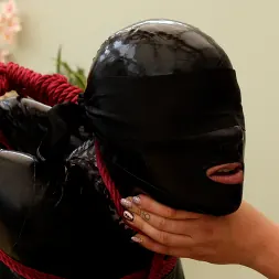 Slave Mila in 'Kink Partners' Struggles for Air in Extreme Predicament Bondage with Wand Torment (Thumbnail 17)