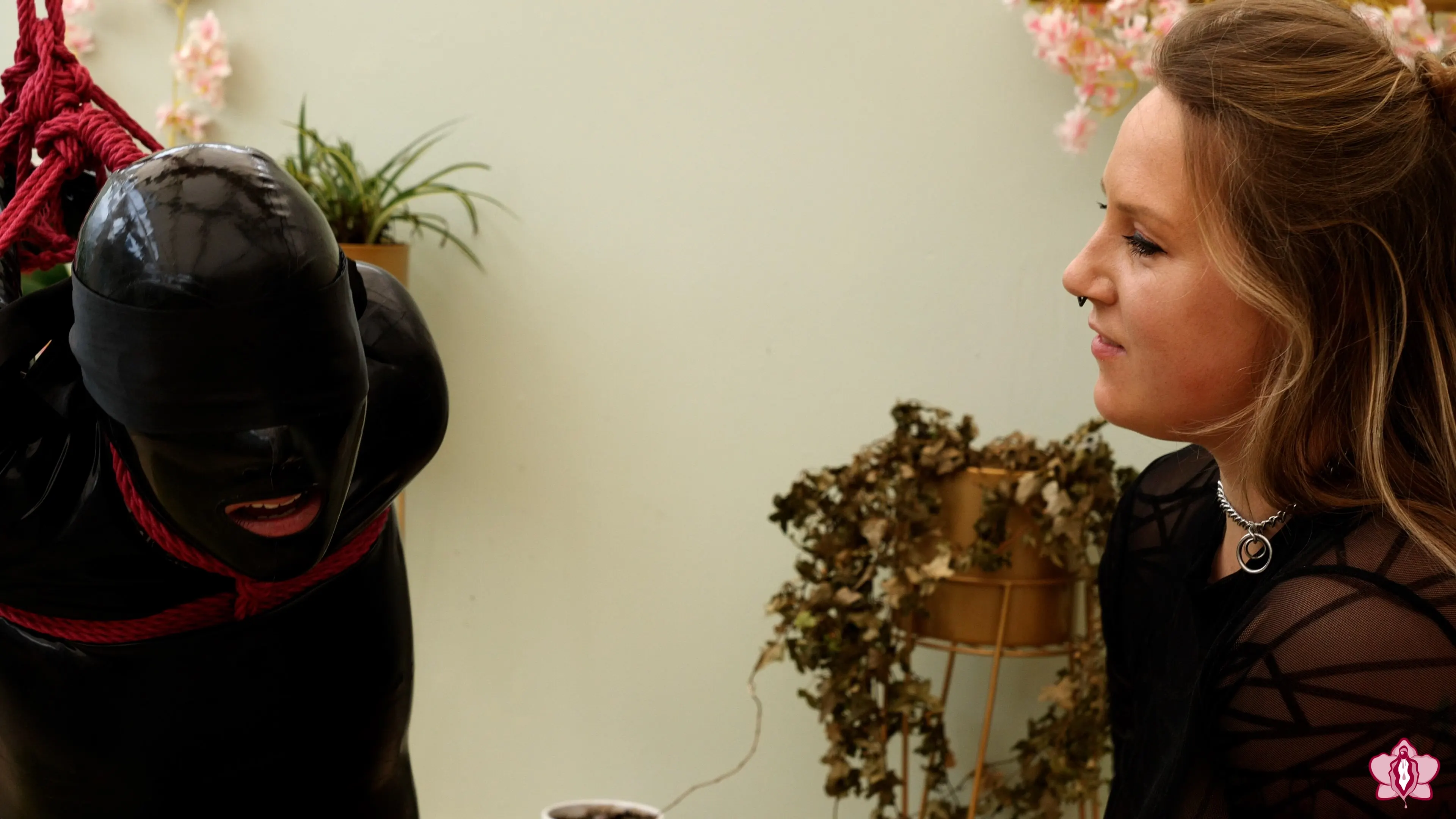 Kink Partners 'Struggles for Air in Extreme Predicament Bondage with Wand Torment' starring Slave Mila (Photo 18)